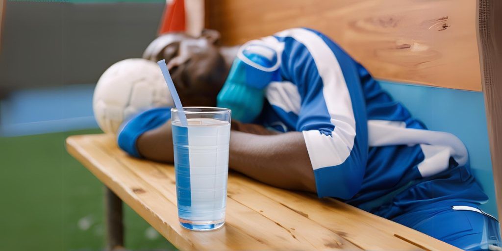 Hydratation et sommeil apres un match de foot